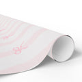 Wrapping Paper - Pink Ribbon Stripe