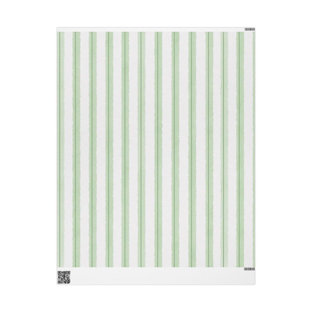 Wrapping Paper - Mint Green Striped