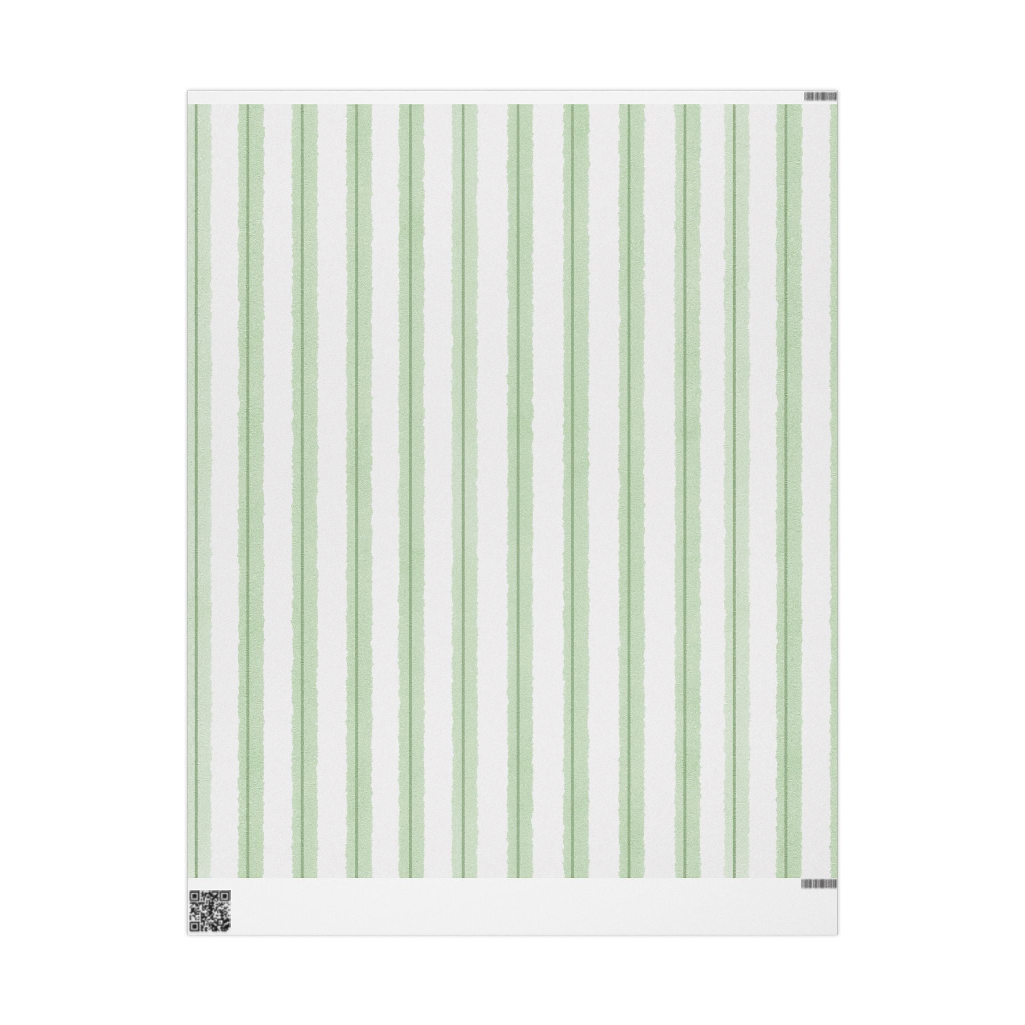 Wrapping Paper - Mint Green Striped