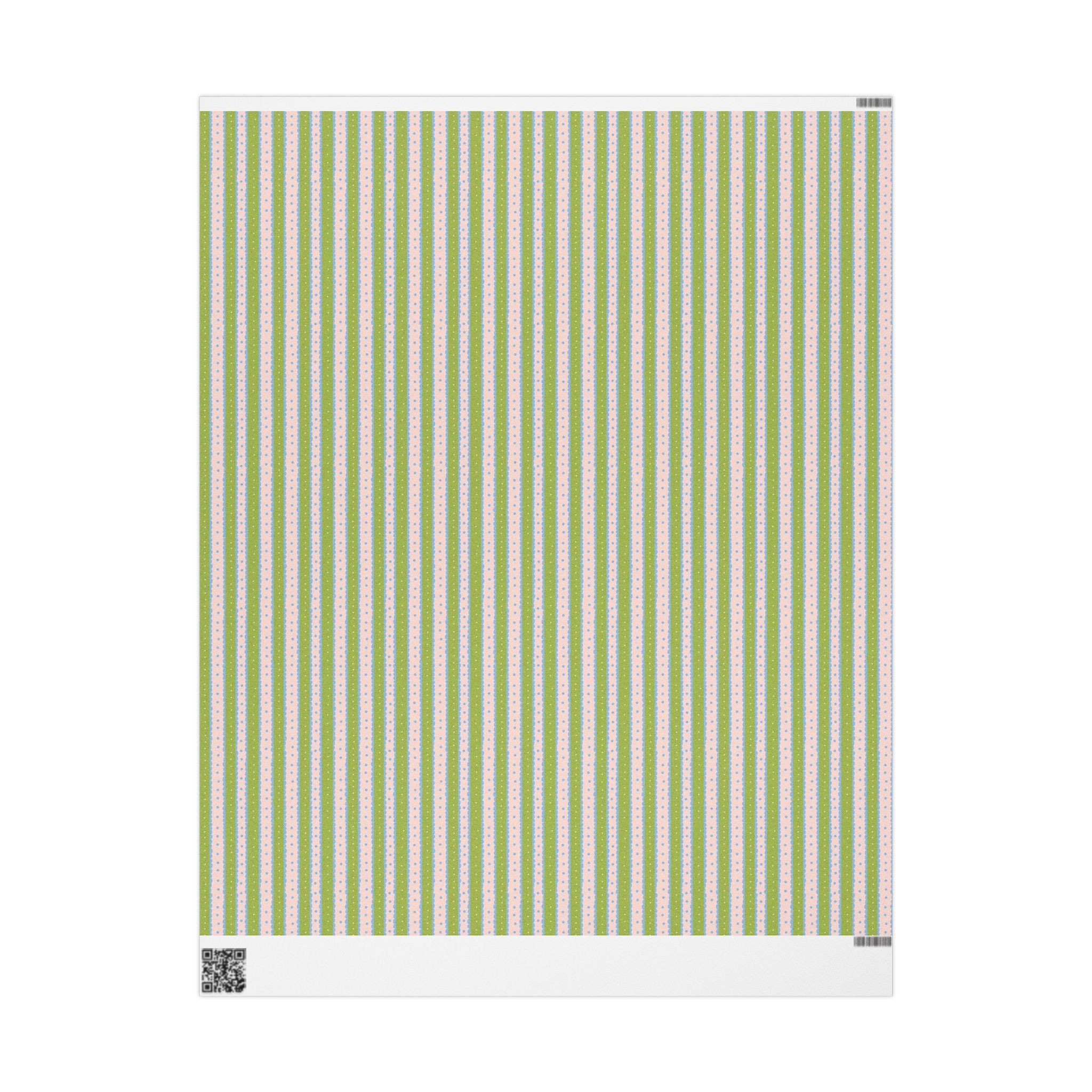 Wrapping Paper – Stripes & Dotted Accent