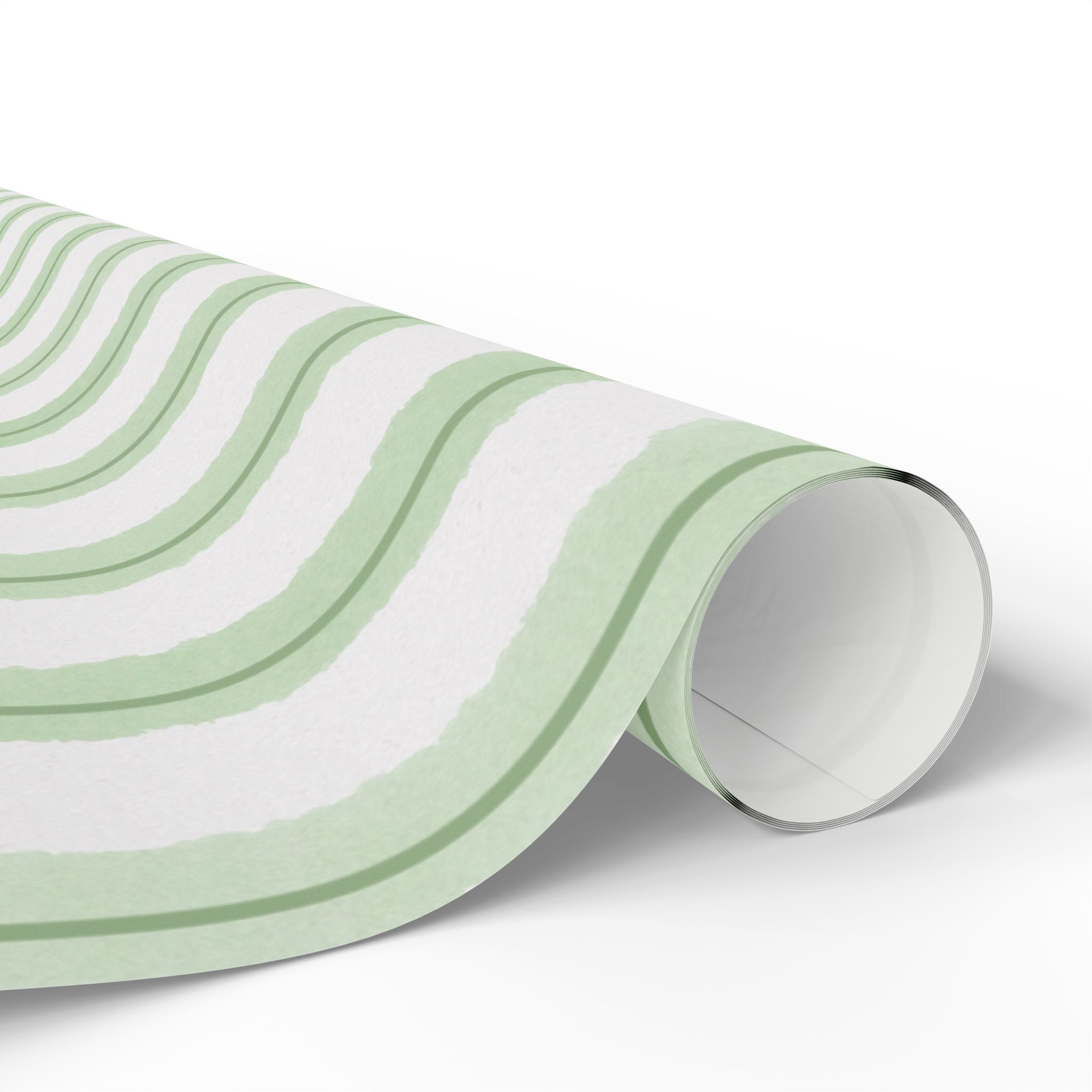 Wrapping Paper - Mint Green Striped